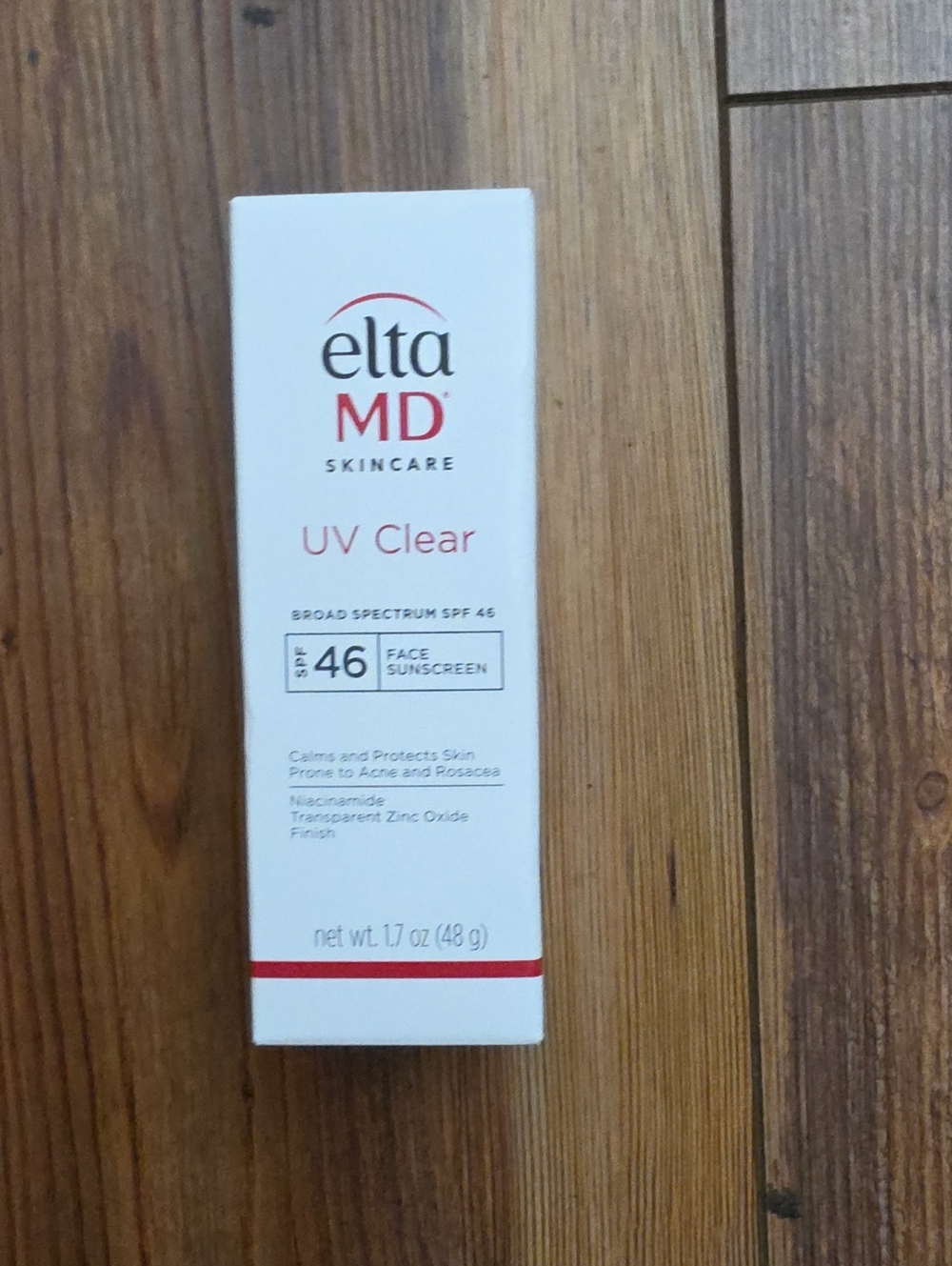 EltaMD UV Clear Face Sunscreen - White with Red Accents